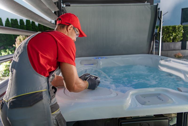 Expert Installing Hot Tub