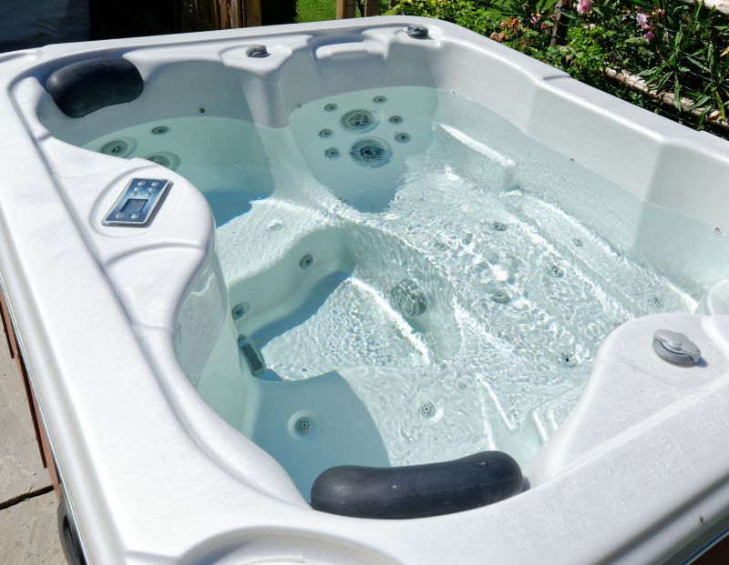 Repaired Hot Tub System